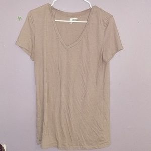 Cute Simple V- Neck T-Shirt